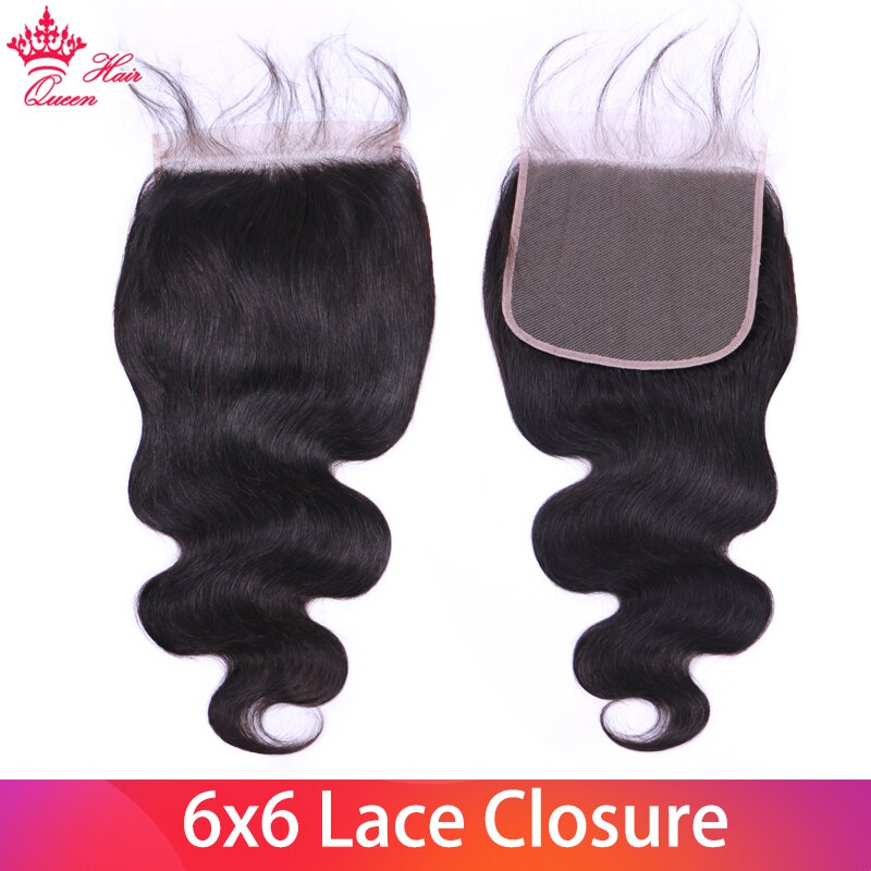 Real 6x6 Transparent Lace Closure Human Raw Hair C..